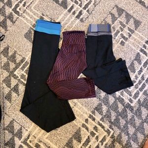 Lululemon lot of leggings.